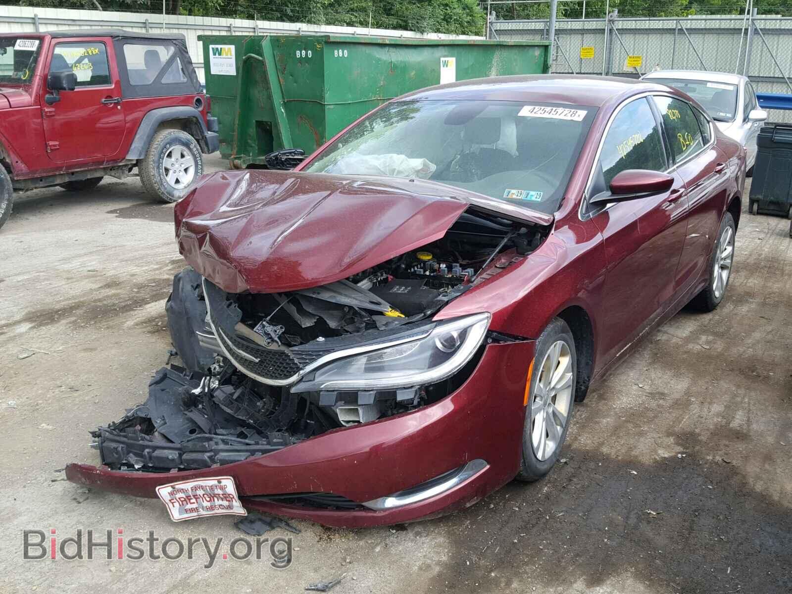 2015 CHRYSLER 200 - VIN: 1C3CCCAB6FN669248 - Фото 2