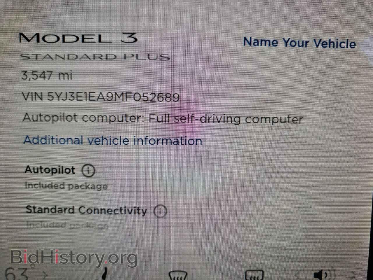 2021 TESLA MODEL 3 - VIN: 5YJ3E1EA9MF052689 - Photo 8