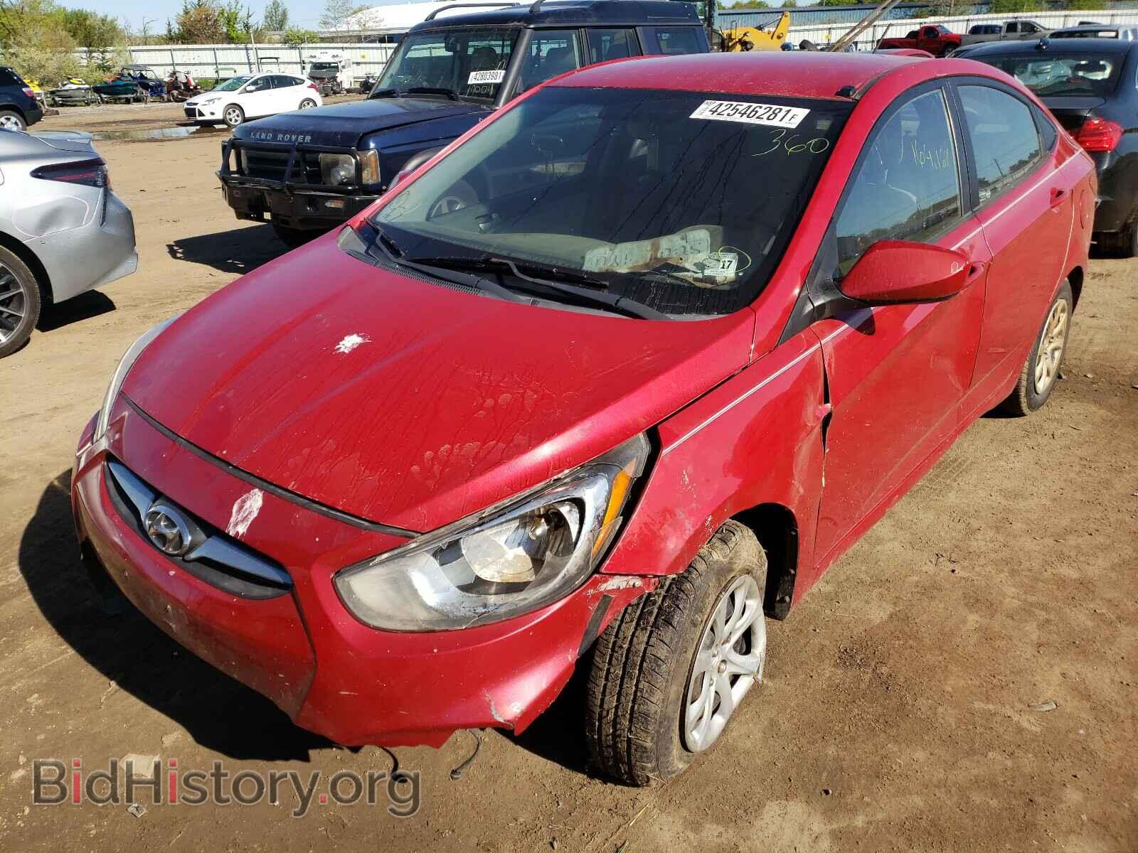 2012 HYUNDAI ACCENT - VIN: KMHCT4AE0CU261367 - Photo 2