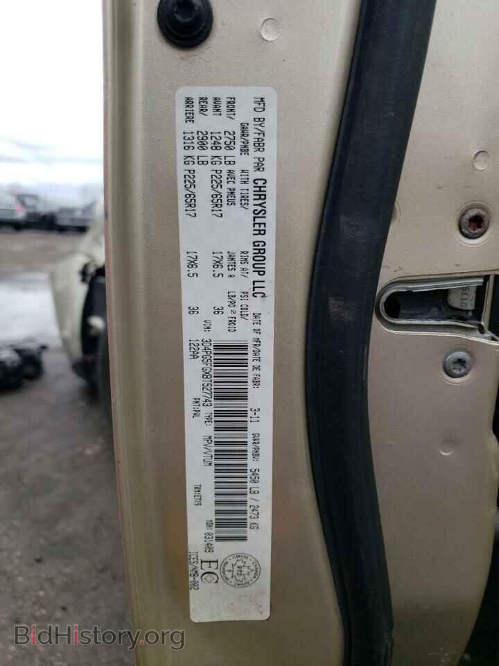 2011 DODGE JOURNEY - VIN: 3D4PG5FGXBT527743 - Фото 10