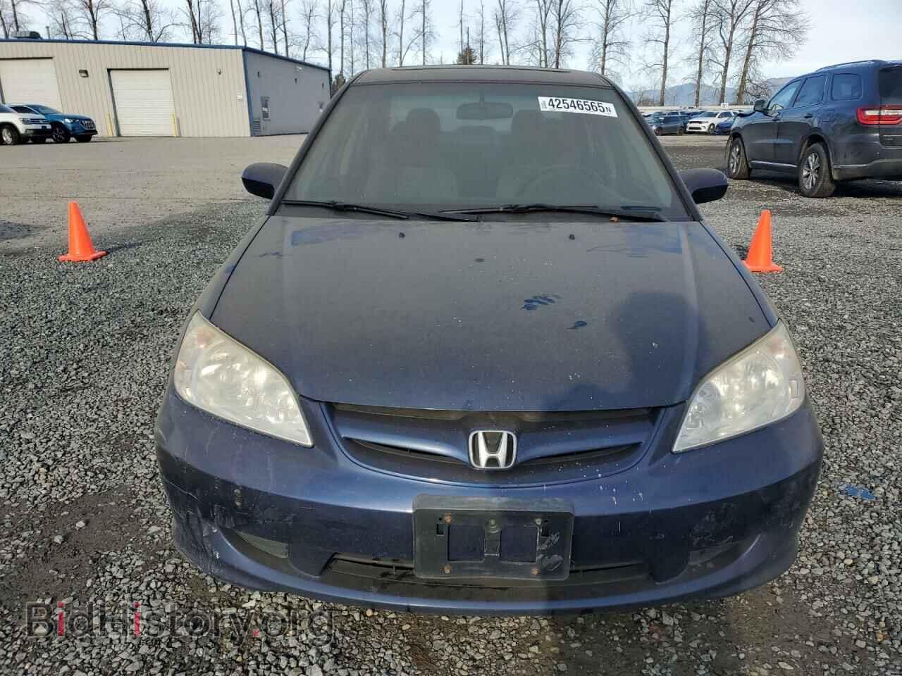 2005 HONDA CIVIC - VIN: 2HGES26845H529884 - Фото 5