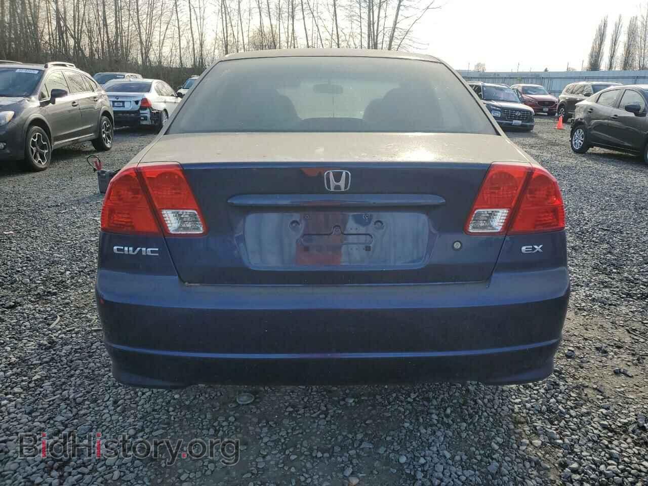 2005 HONDA CIVIC - VIN: 2HGES26845H529884 - Фото 6
