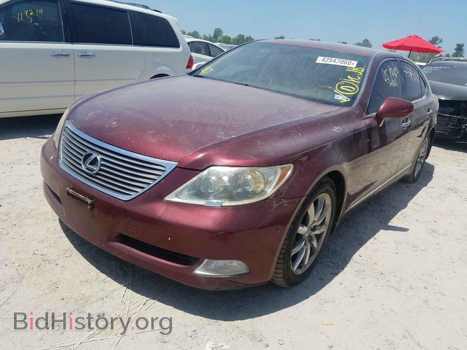 2007 LEXUS LS460 - VIN: JTHBL46F275028302 - Фото 2