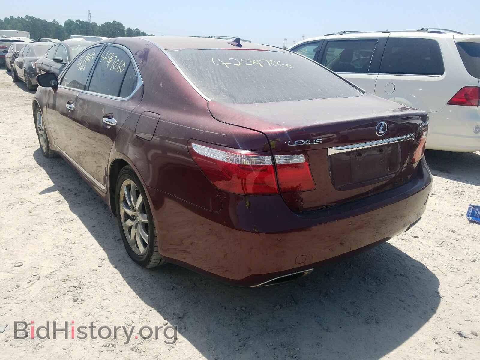 2007 LEXUS LS460 - VIN: JTHBL46F275028302 - Фото 3