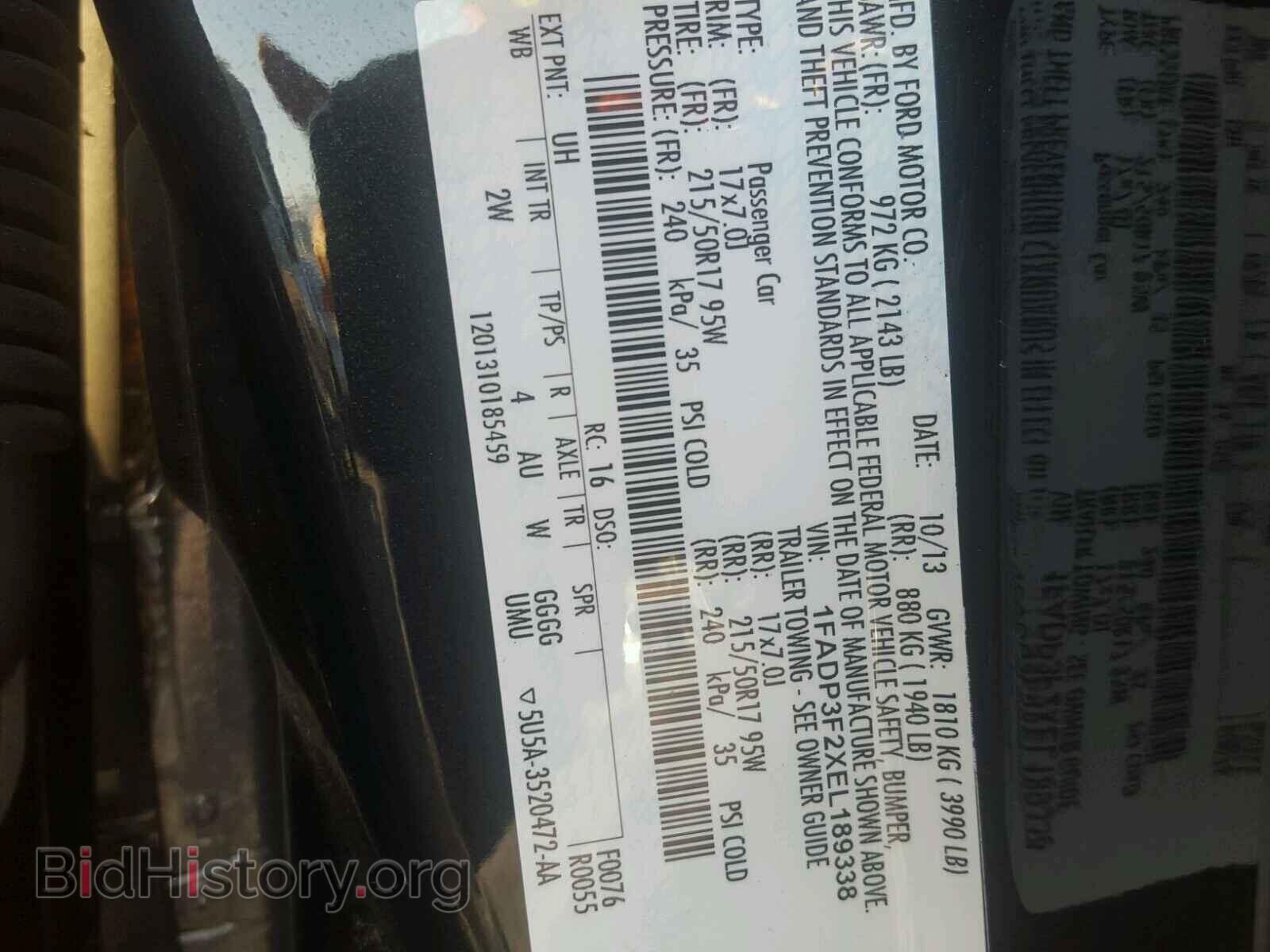 2014 FORD FOCUS - VIN: 1FADP3F2XEL189338 - Photo 10