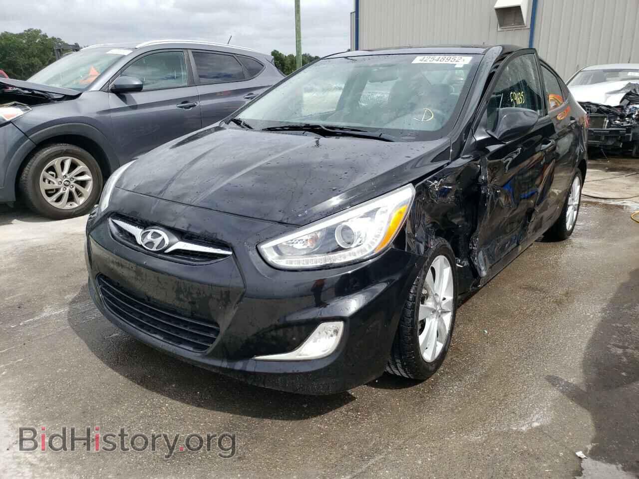 2014 HYUNDAI ACCENT - VIN: KMHCU4AE2EU760252 - Фото 2