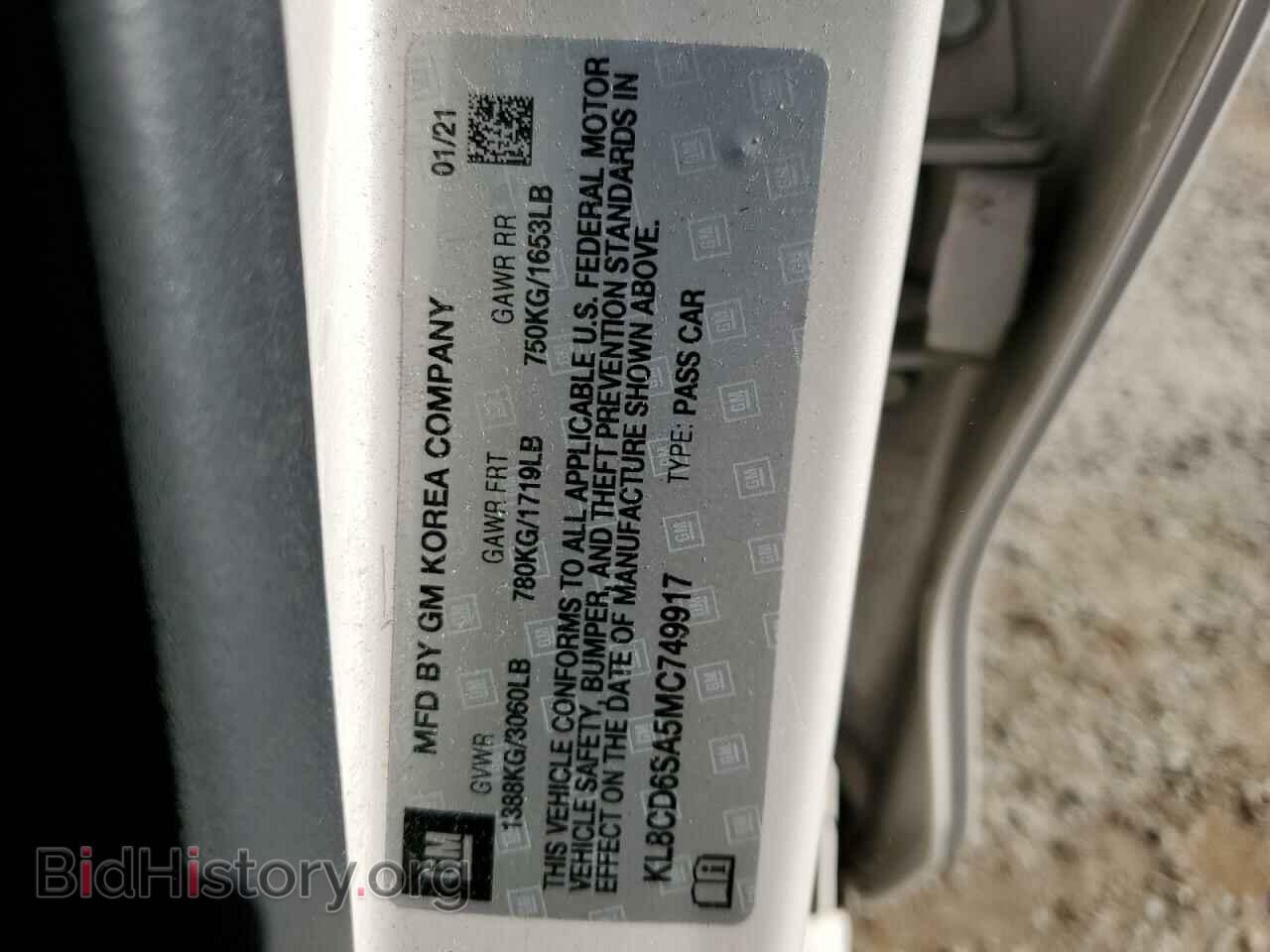 2021 CHEVROLET SPARK - VIN: KL8CD6SA5MC749917 - Фото 12