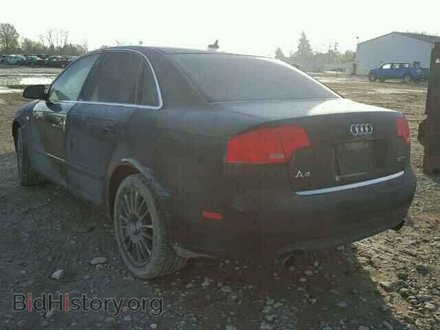 2007 AUDI A4 - VIN: WAUAF78E37A180104 - Фото 3
