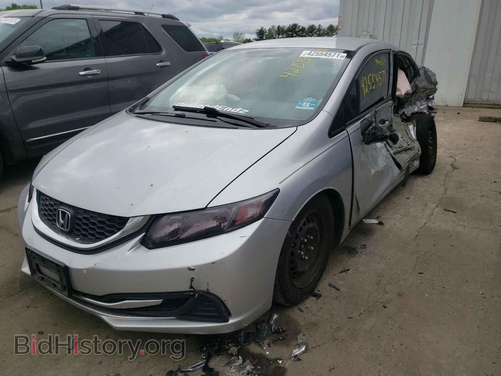 2013 HONDA CIVIC - VIN: 2HGFB2F55DH600857 - Фото 2
