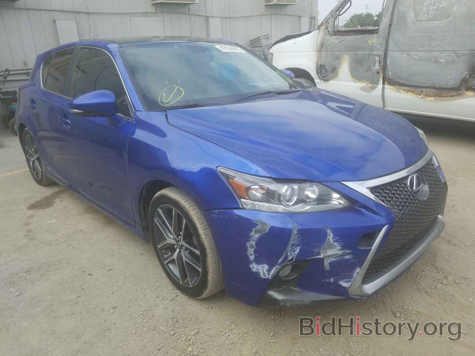 Фотография JTHKD5BHXE2195998 - LEXUS CT 200 2014