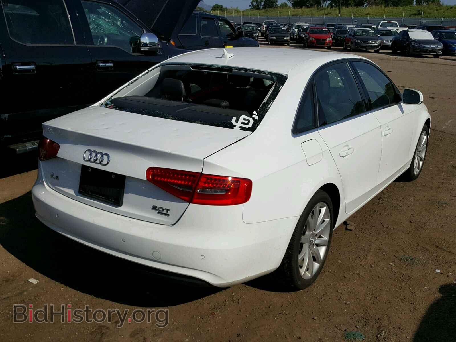 2013 AUDI A4 - VIN: WAUFFAFL2DN011264 - Фото 4