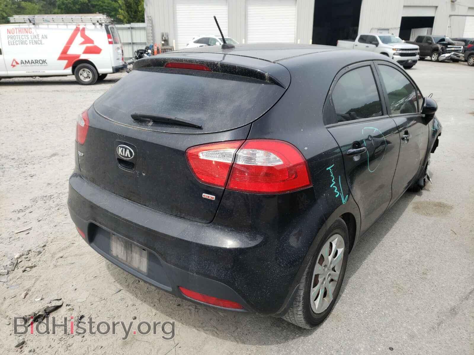 2014 KIA RIO - VIN: KNADM5A38E6354801 - Фото 4