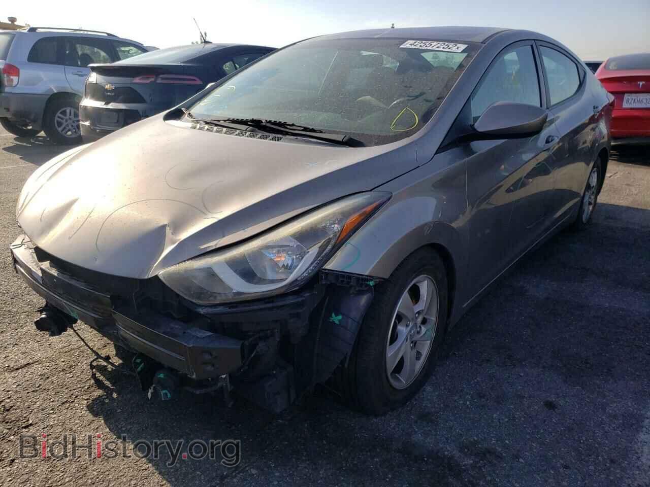 2014 HYUNDAI ELANTRA - VIN: 5NPDH4AE3EH460310 - Фото 2