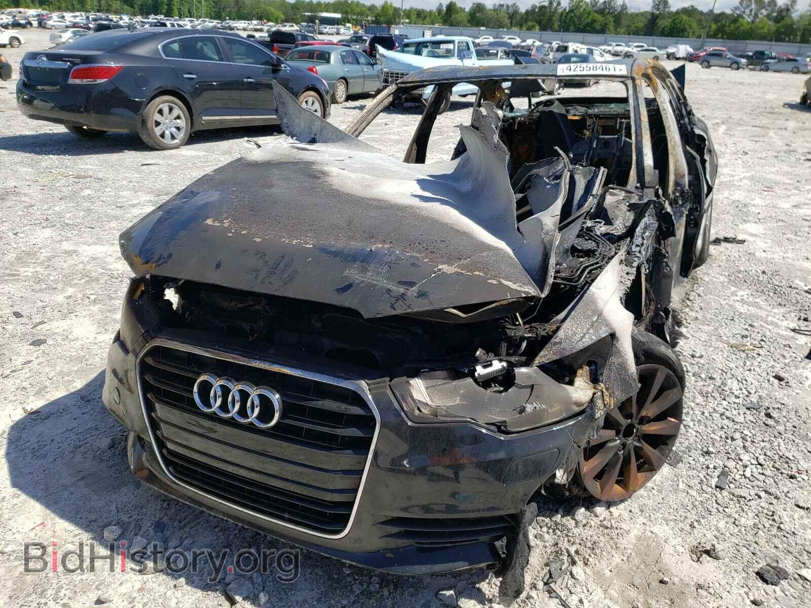 2013 AUDI A6 - VIN: WAUCFAFC2DN144268 - Фото 2
