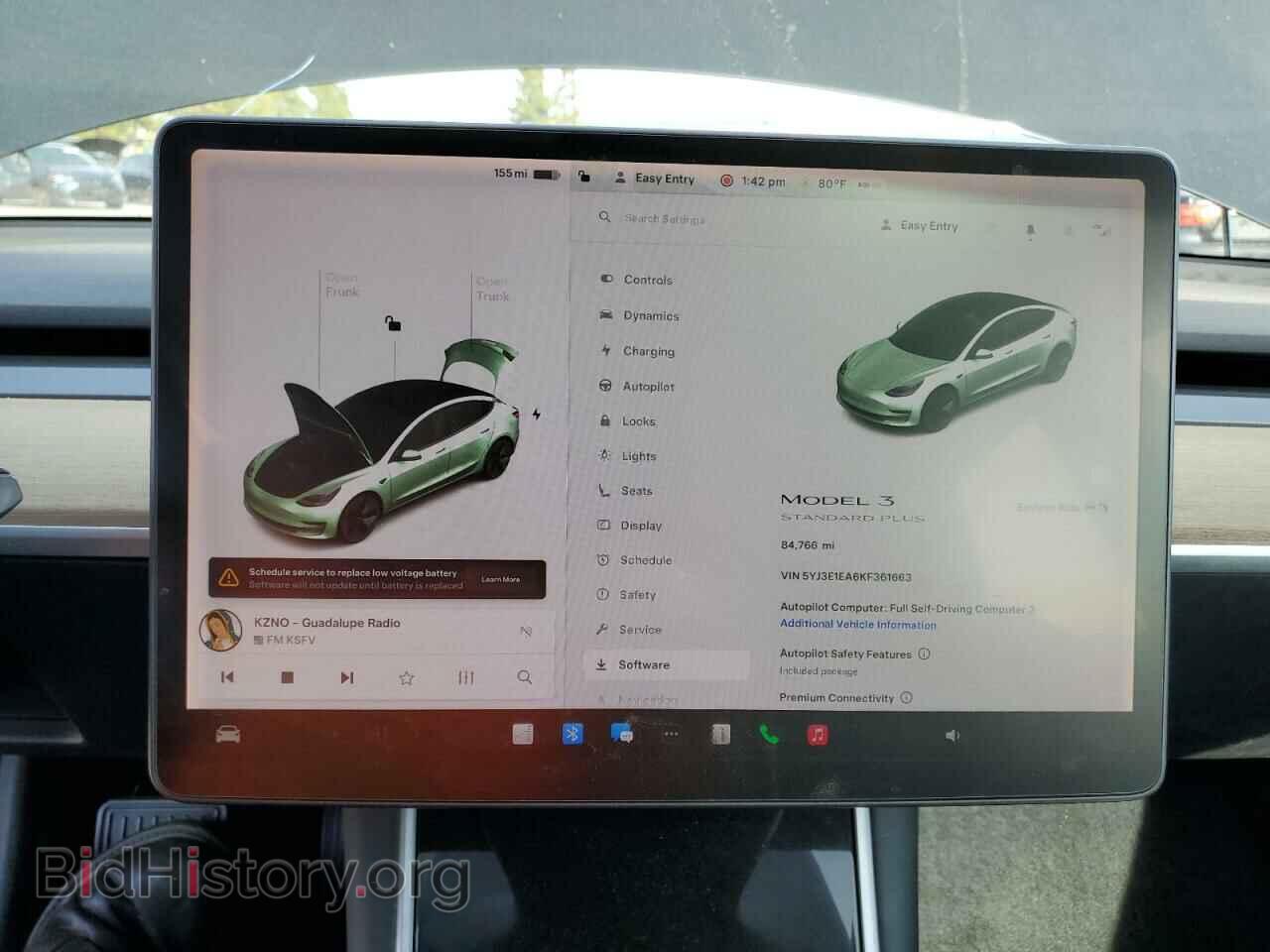 2019 TESLA MODEL 3 - VIN: 5YJ3E1EA6KF361663 - Фото 9