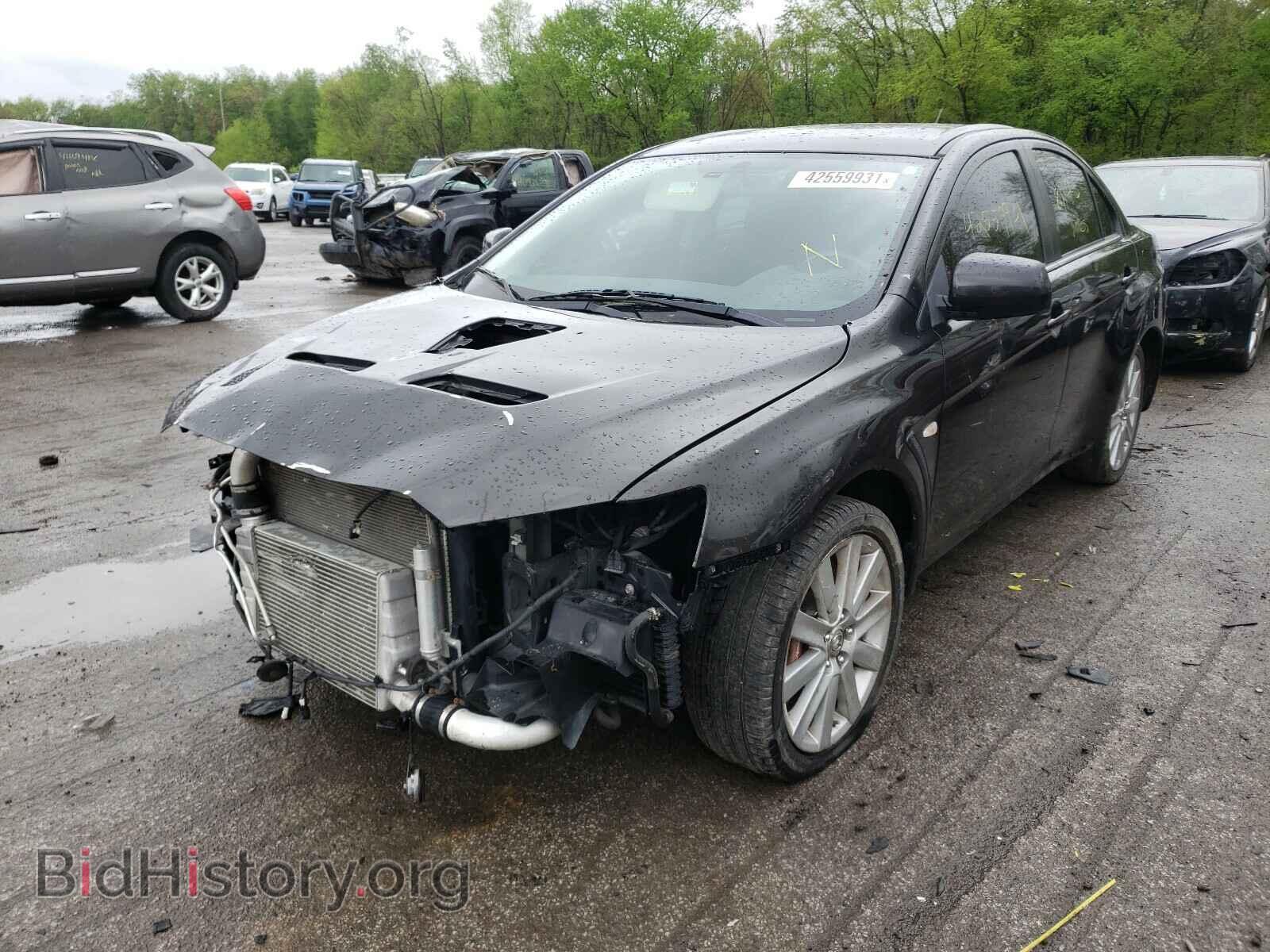 2013 MITSUBISHI EVO - VIN: JA32W5FV2DU015670 - Фото 2
