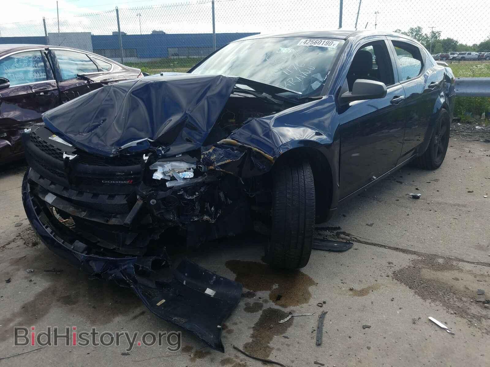2013 DODGE AVENGER - VIN: 1C3CDZAB8DN661178 - Фото 2