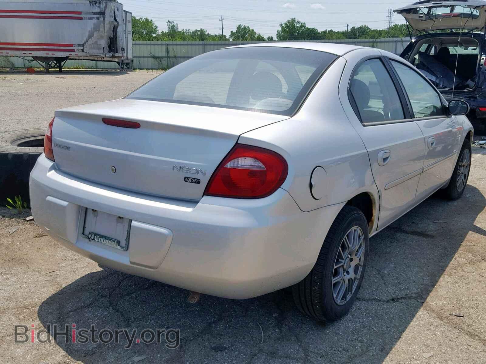 2005 DODGE NEON - VIN: 1B3ES56C65D206830 - Фото 4