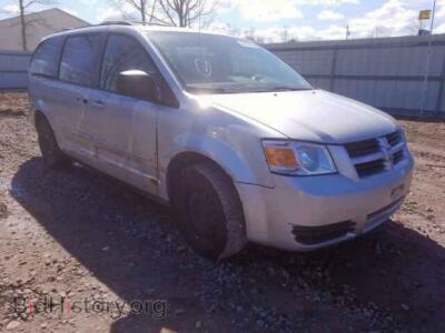 2010 Dodge CARAVAN Grand Cara, серебристый — VIN 2D4RN4DE7AR185616, Copart