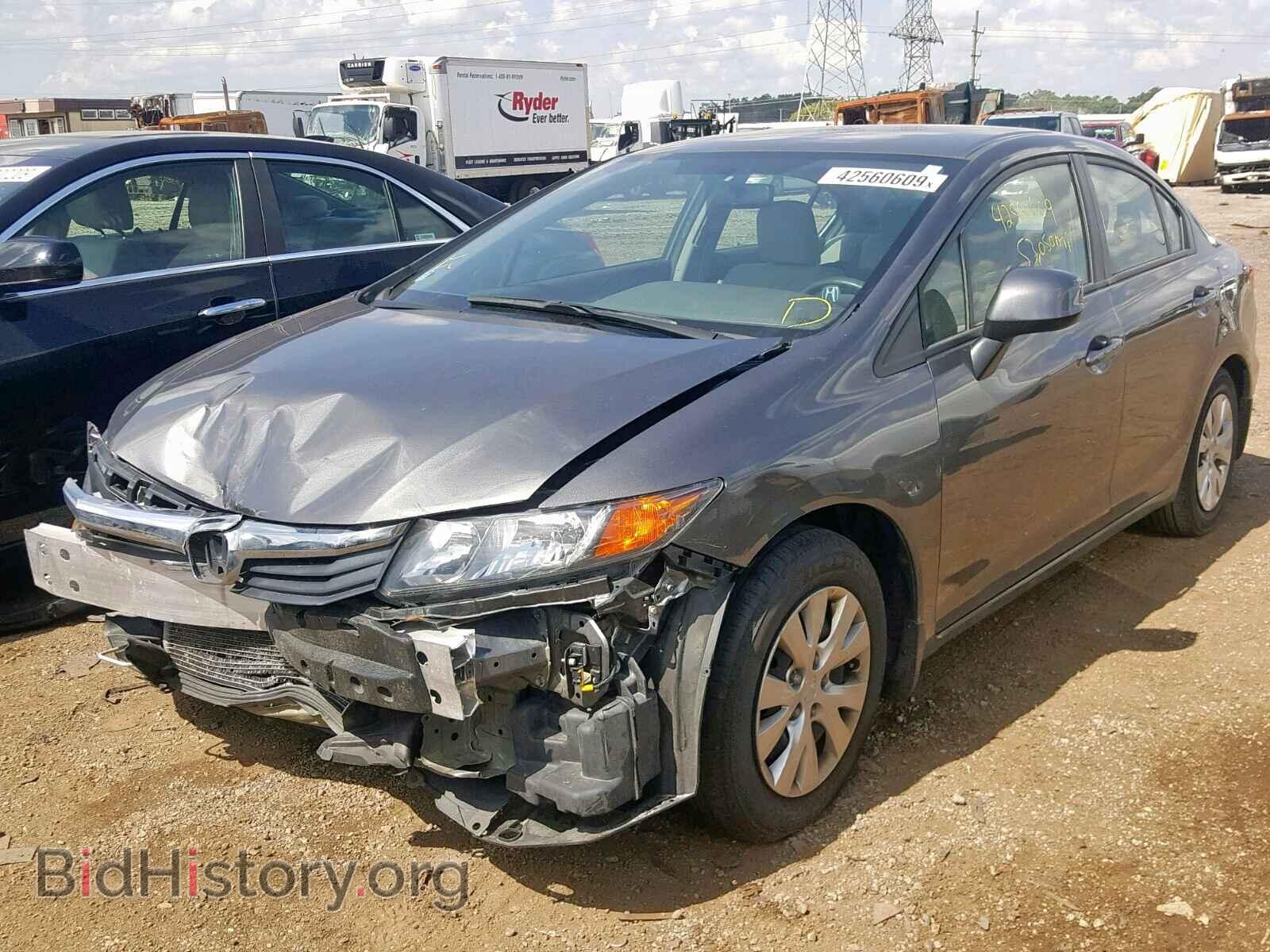 2012 HONDA CIVIC LX - VIN: 19XFB2F56CE083111 - Фото 2