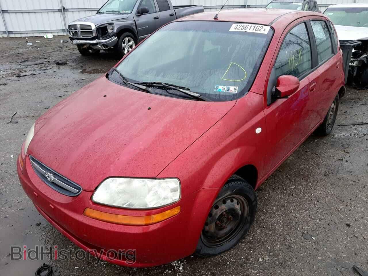 2006 CHEVROLET AVEO - VIN: KL1TD66676B620123 - Фото 2