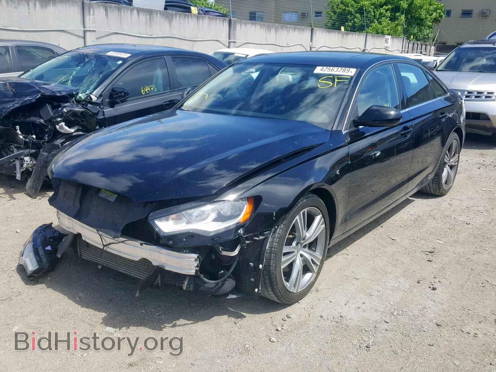2013 AUDI A6 - VIN: WAUCFAFC6DN119065 - Фото 2
