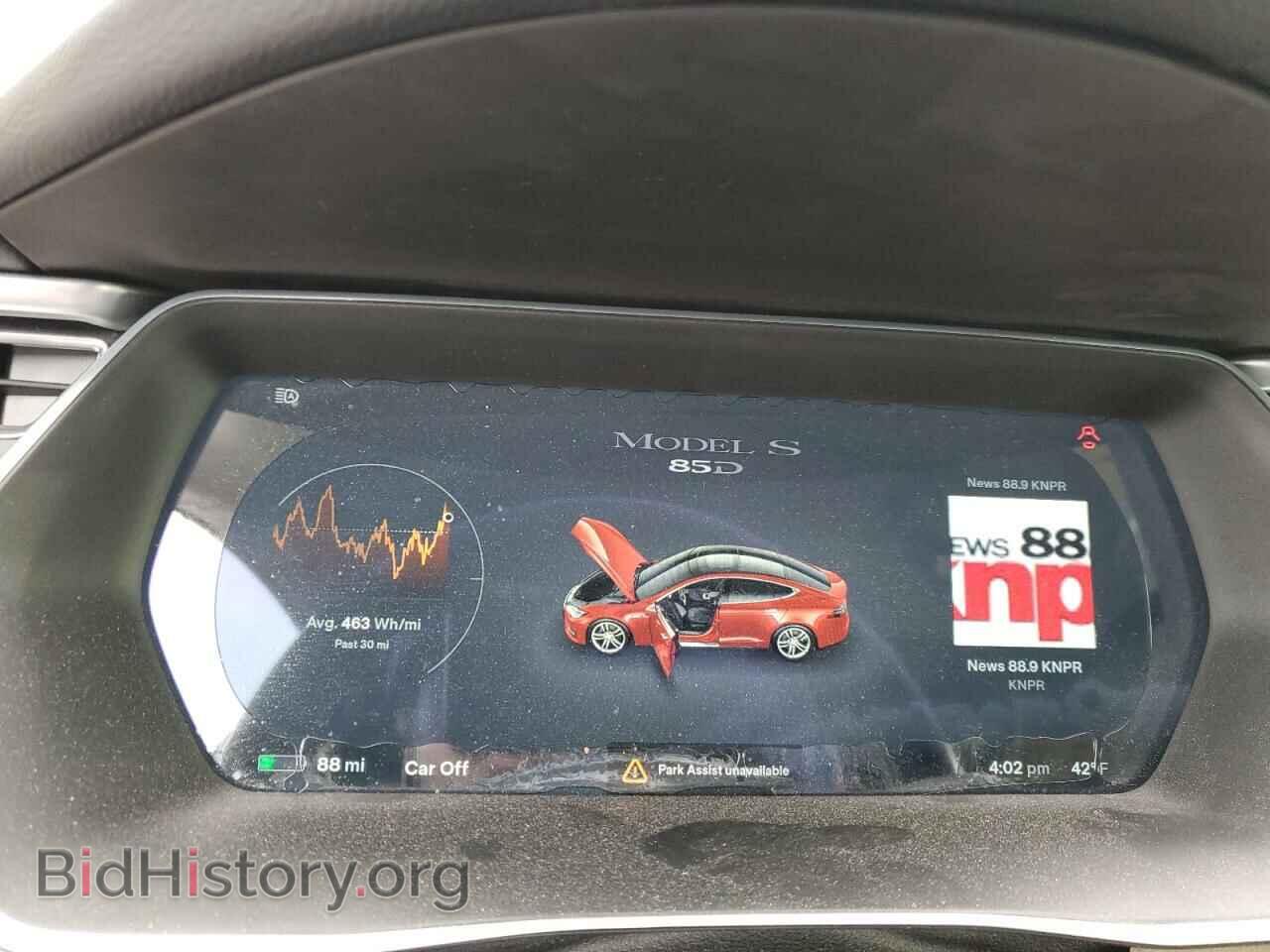2015 TESLA MODEL S - VIN: 5YJSA1H21FF085362 - Фото 9