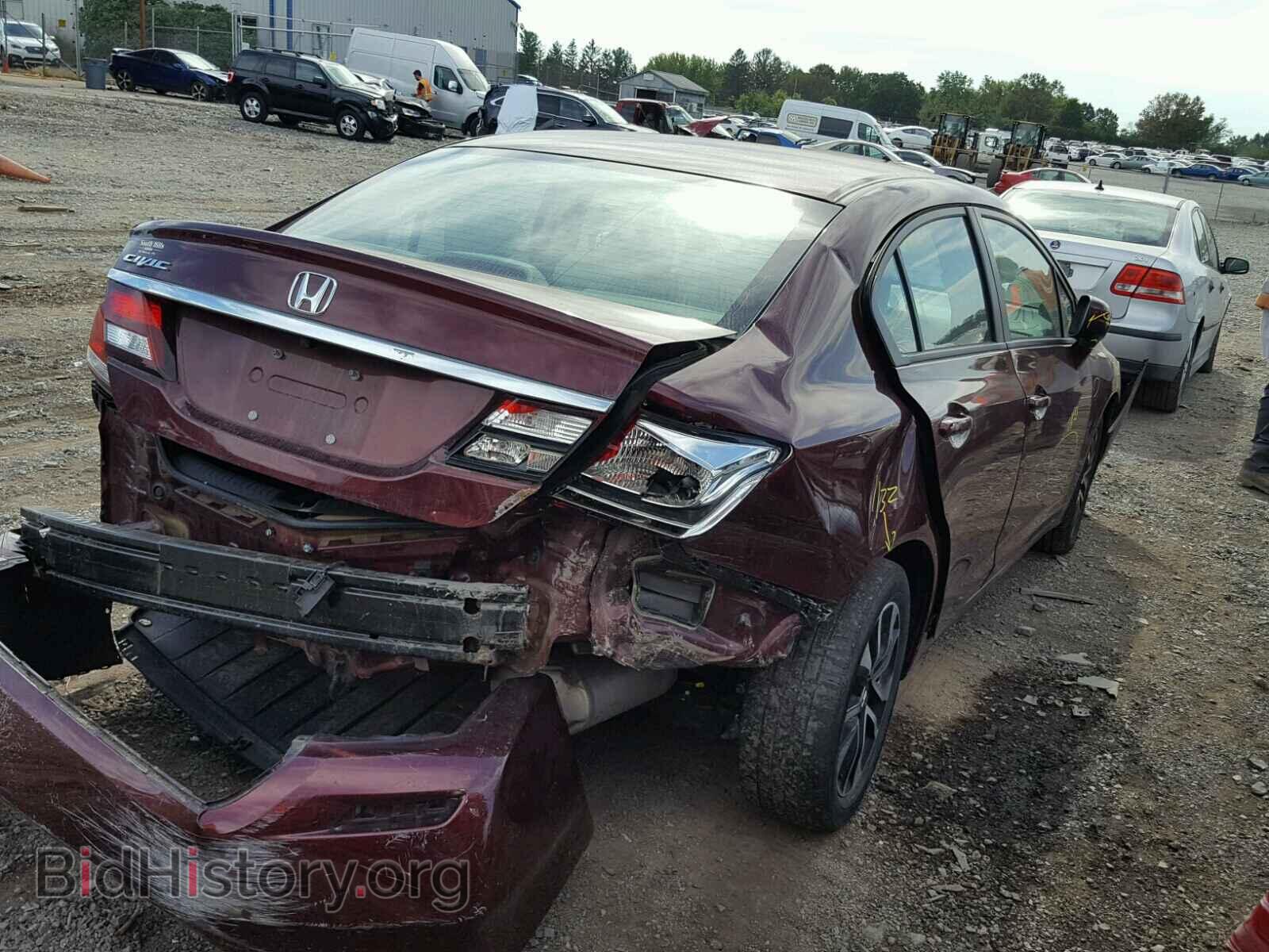 2014 HONDA CIVIC - VIN: 2HGFB2F88EH554209 - Фото 4