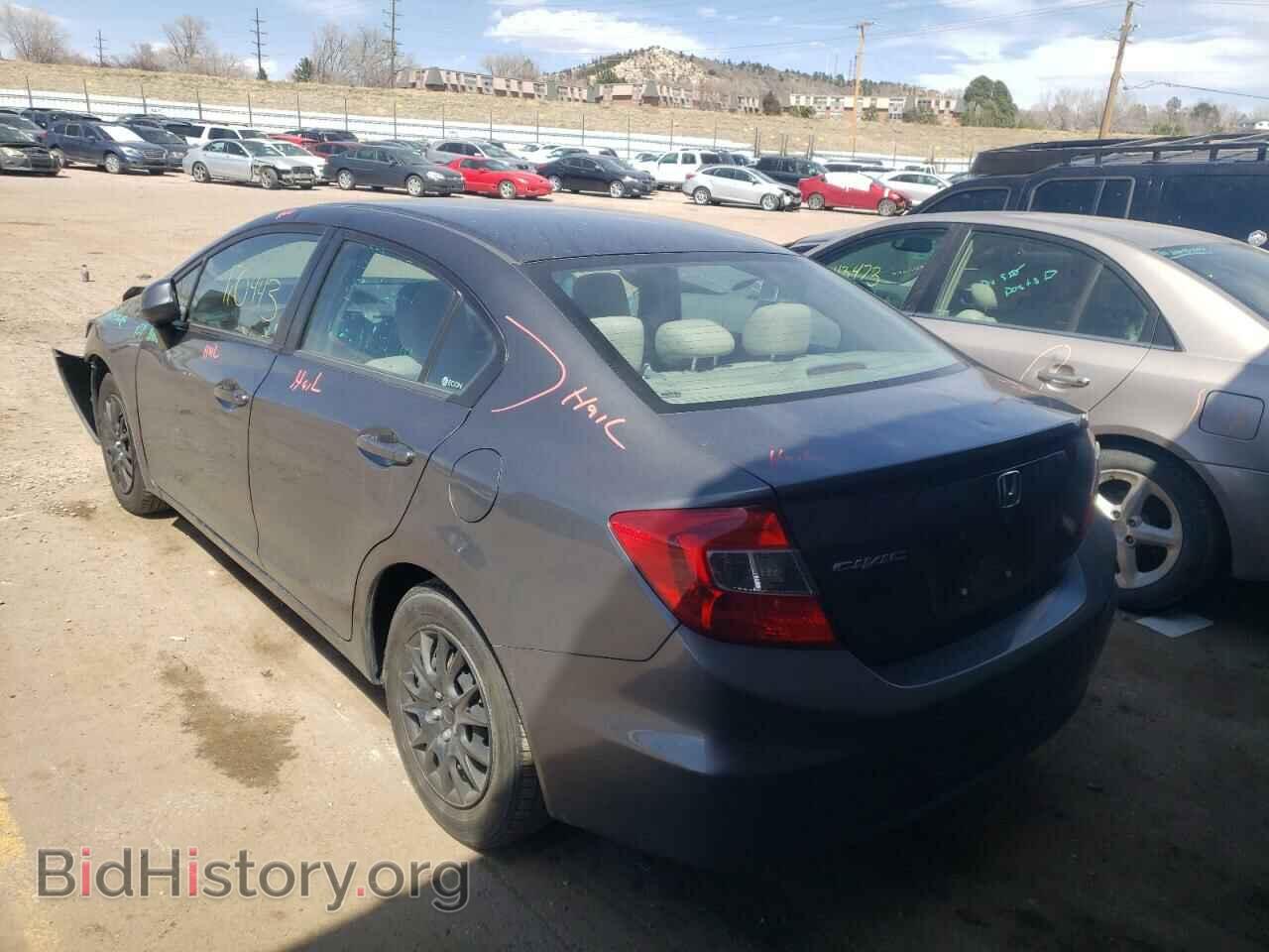 2012 HONDA CIVIC - VIN: 2HGFB2F52CH558176 - Фото 3