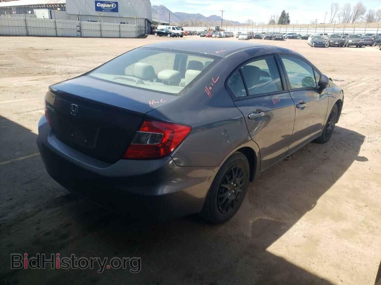 2012 HONDA CIVIC - VIN: 2HGFB2F52CH558176 - Фото 4
