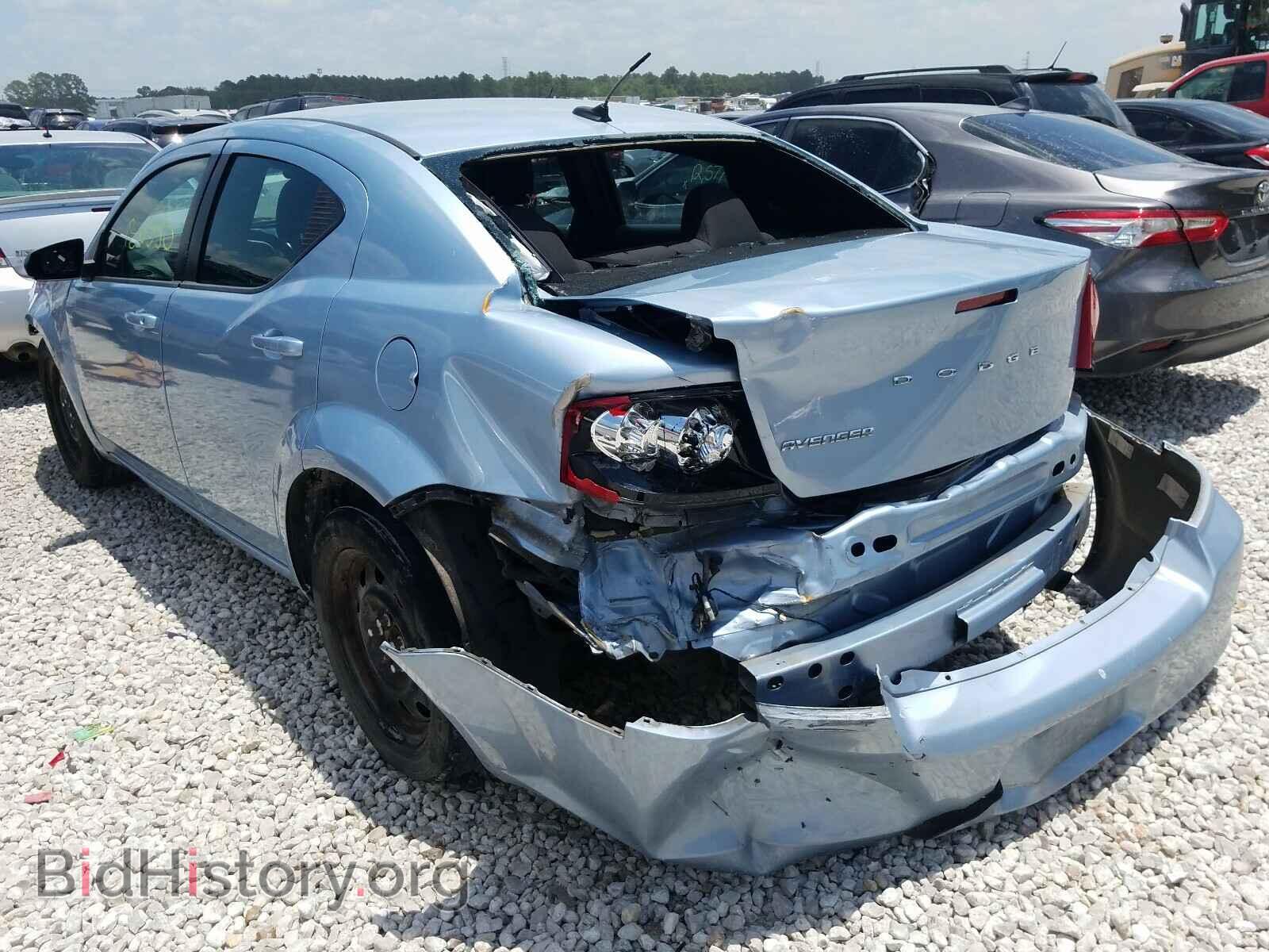 2013 DODGE AVENGER - VIN: 1C3CDZAB7DN657476 - Фото 3