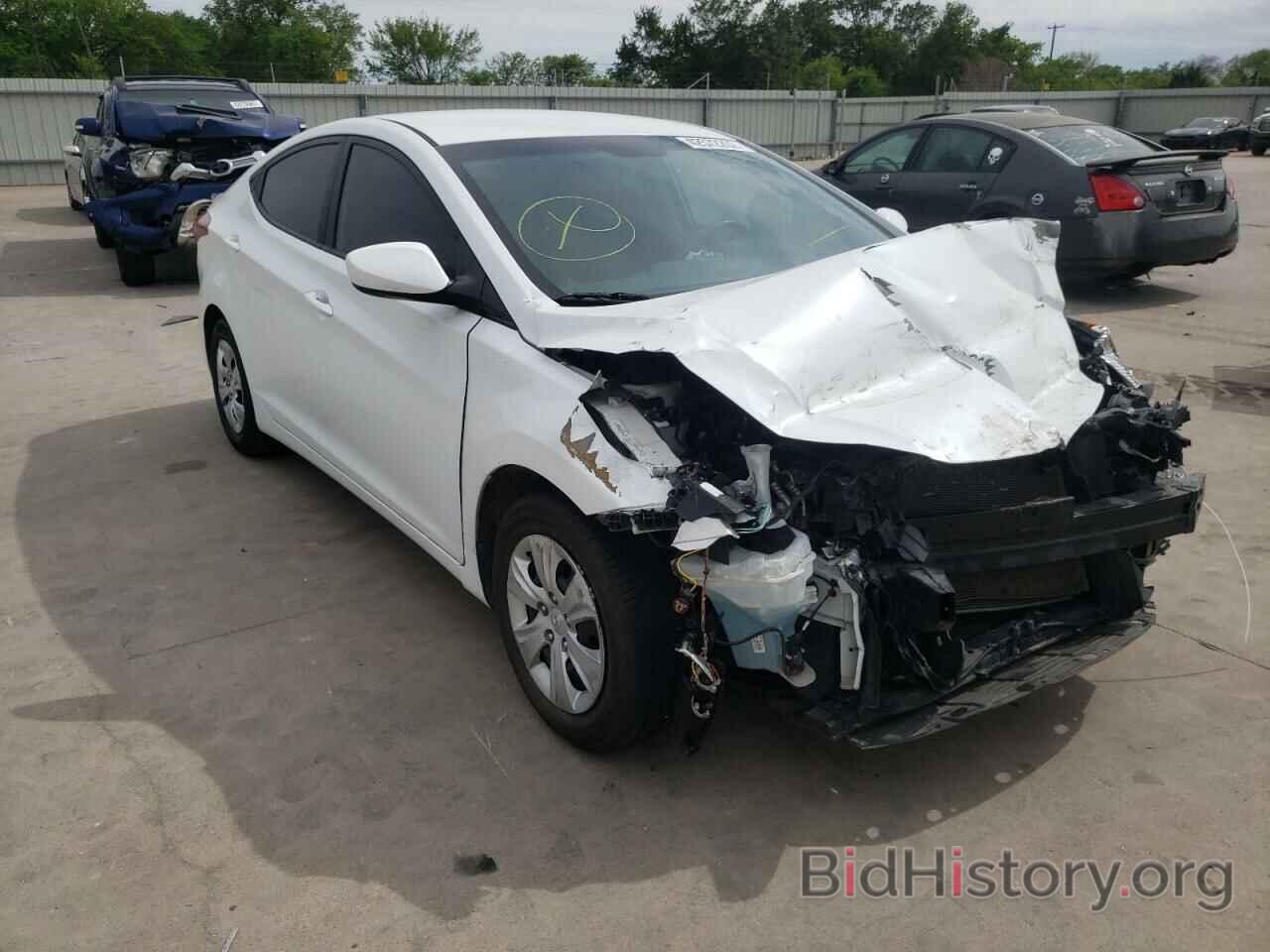 Фотография 5NPDH4AE7GH783245 - HYUNDAI ELANTRA 2016