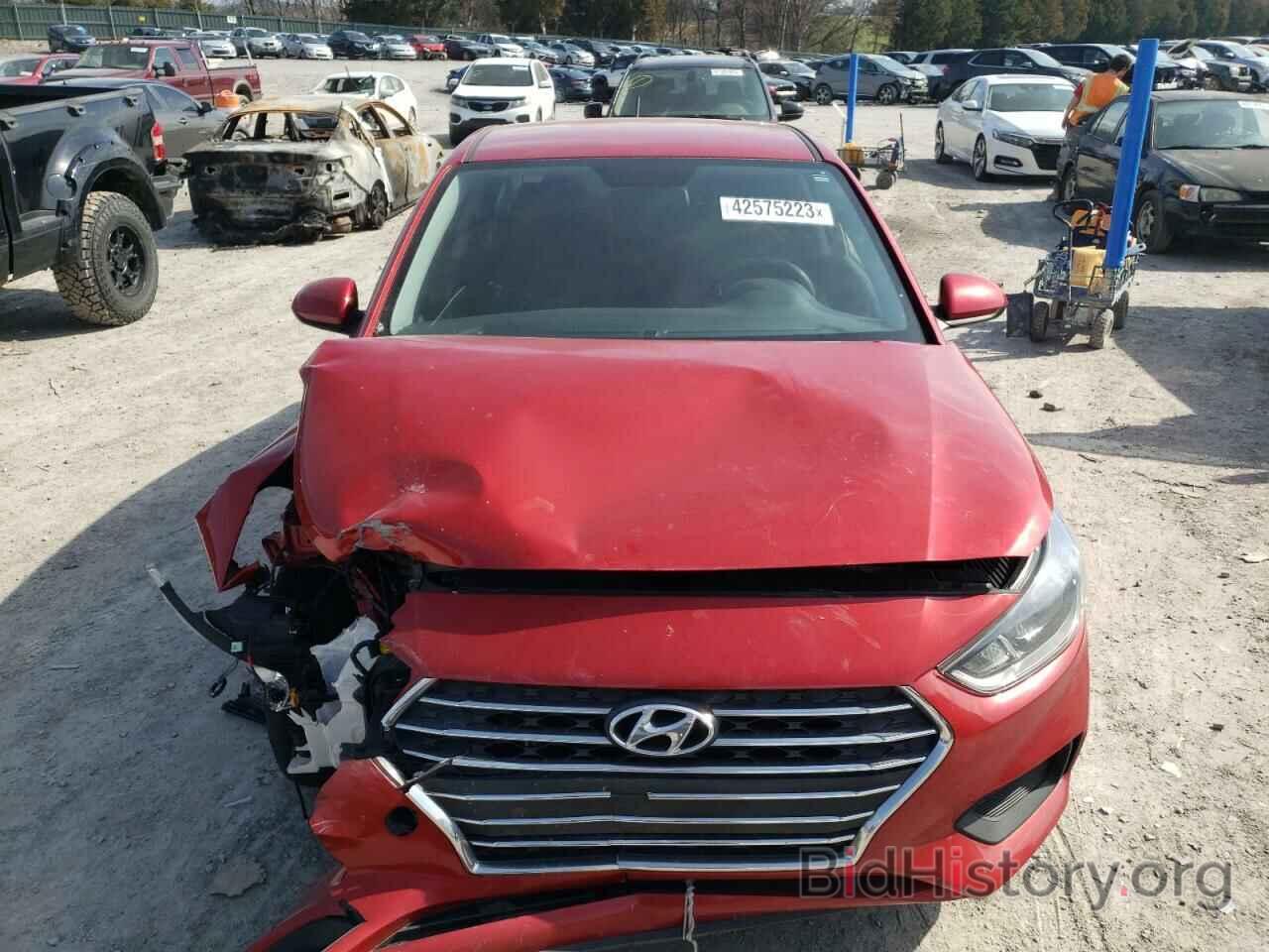 Report 3KPC24A33KE042485 HYUNDAI ACCENT 2019 RED GAS - price and damage ...