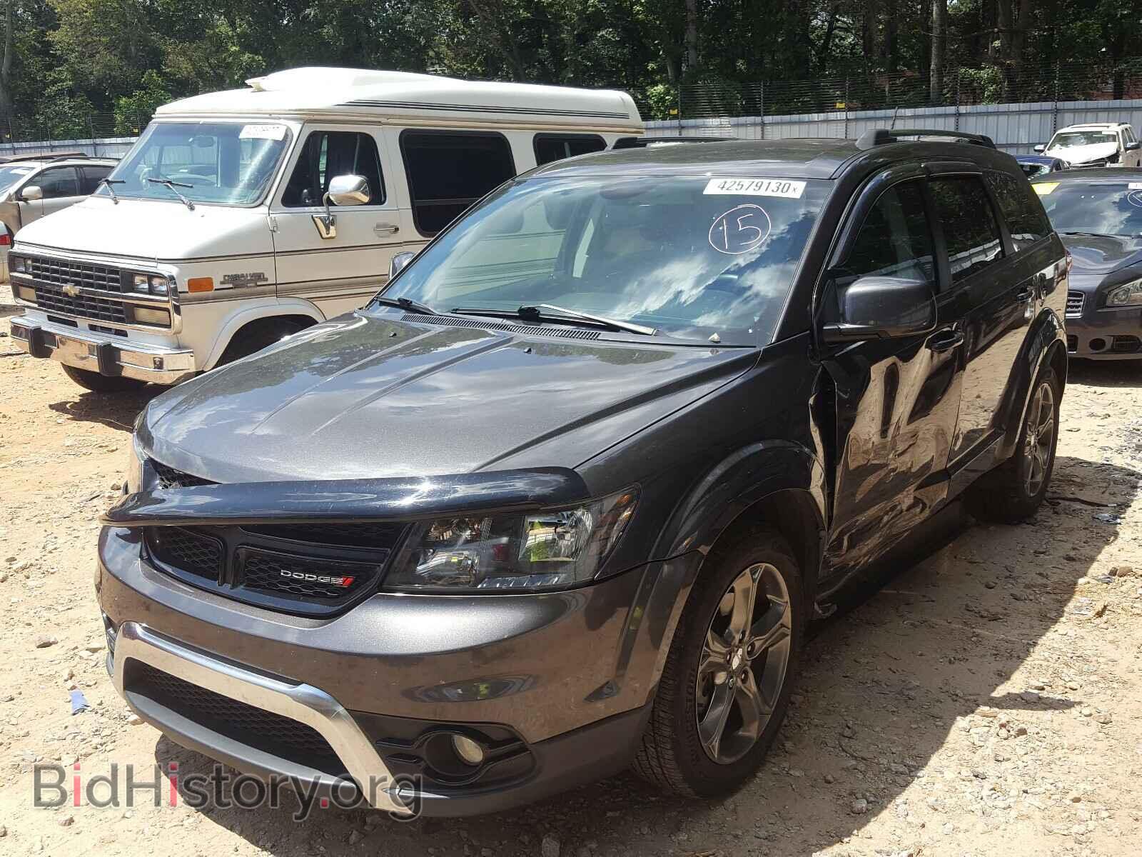 2015 DODGE JOURNEY - VIN: 3C4PDCGG8FT597725 - Фото 2