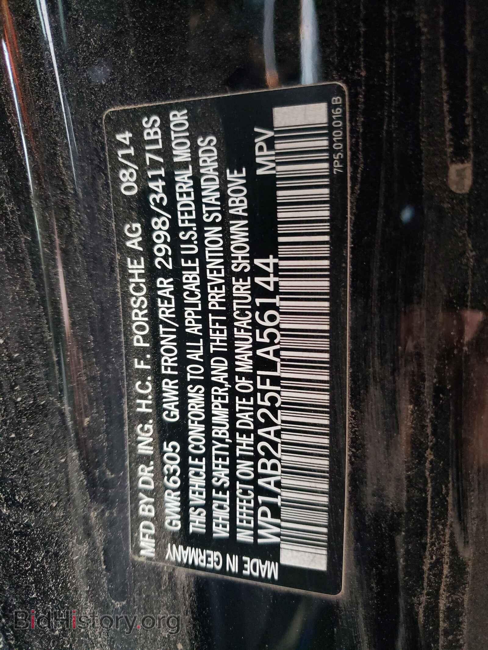 2015 PORSCHE CAYENNE - VIN: WP1AB2A25FLA56144 - Фото 10