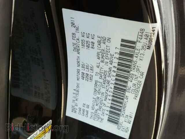 2012 MITSUBISHI ECLIPSE - VIN: 4A31K5DF3CE001237 - Фото 10