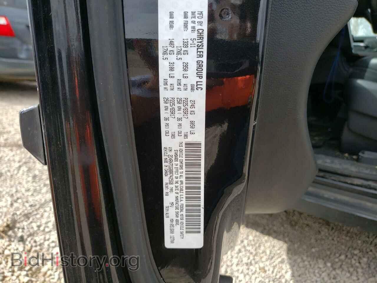 2011 DODGE CARAVAN - VIN: 2D4RN7DG8BR742568 - Фото 13