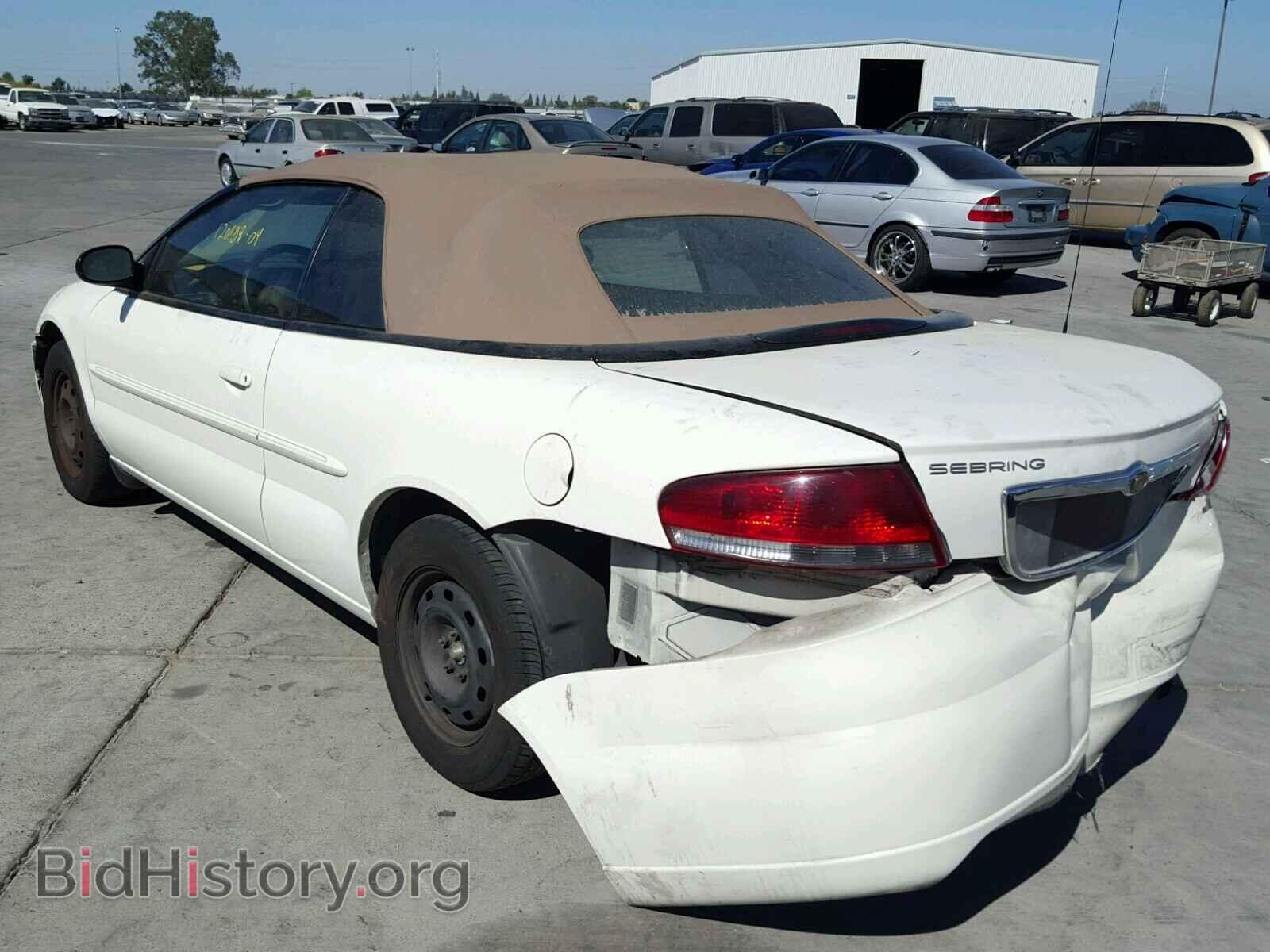 2004 CHRYSLER SEBRING - VIN: 1C3EL45RX4N183657 - Фото 3