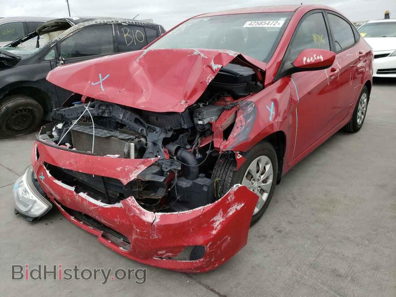 2016 HYUNDAI ACCENT - VIN: KMHCT4AE1GU143740 - Фото 2