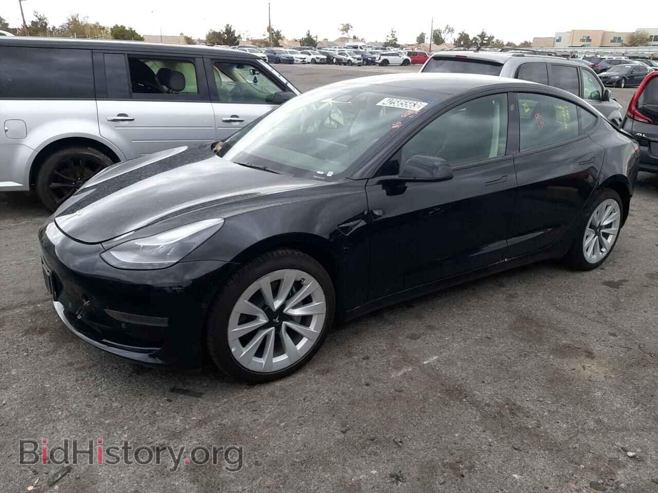 Photo 5YJ3E1EAXNF287023 - TESLA MODEL 3 2022