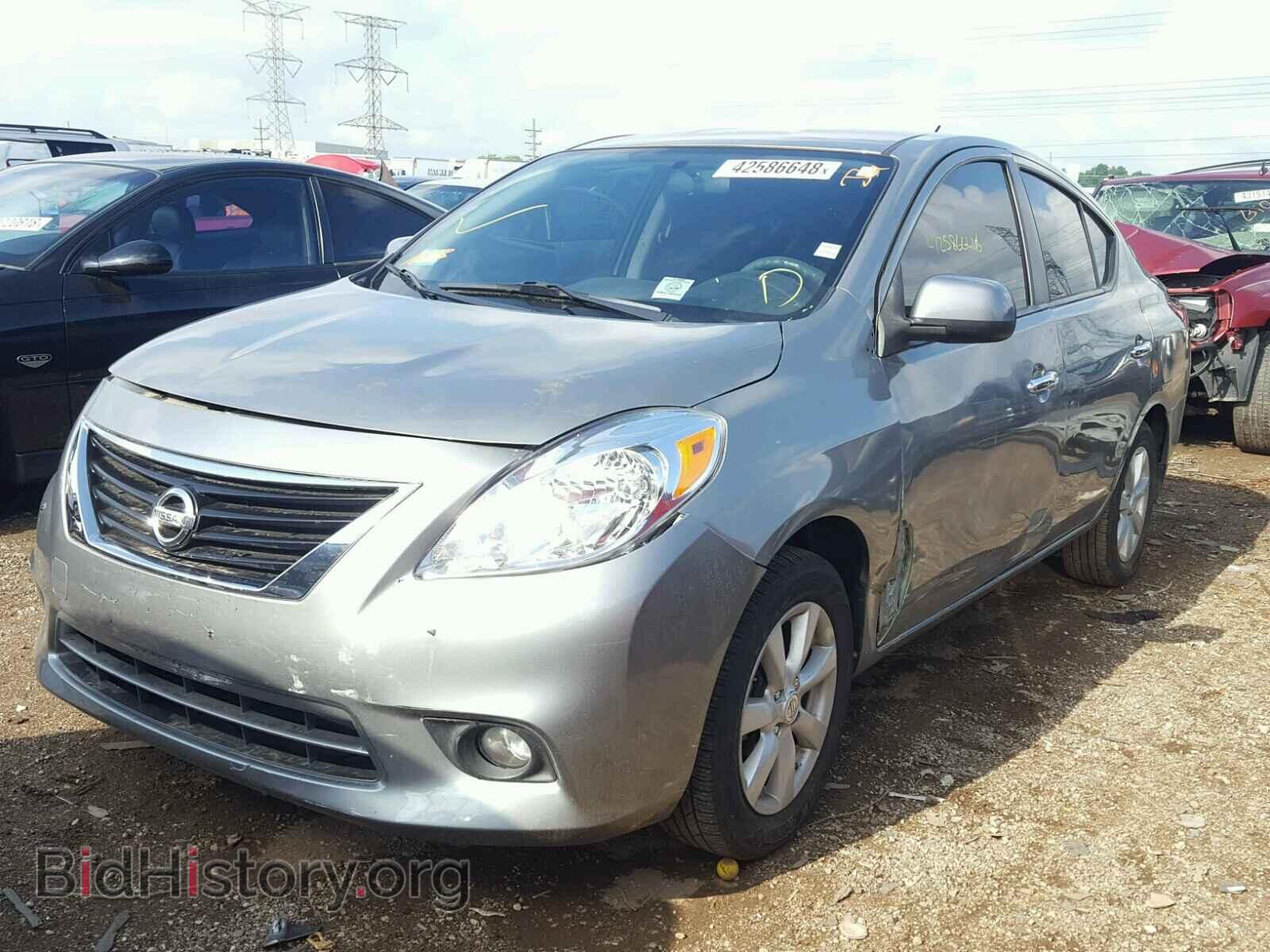 2012 NISSAN VERSA - VIN: 3N1CN7AP7CL858434 - Фото 2