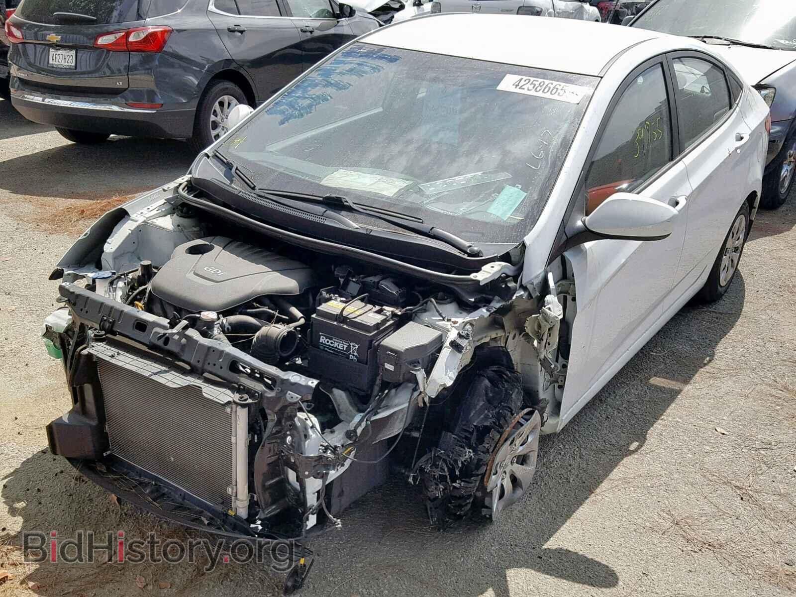 2016 HYUNDAI ACCENT - VIN: KMHCT4AE0GU101950 - Фото 2