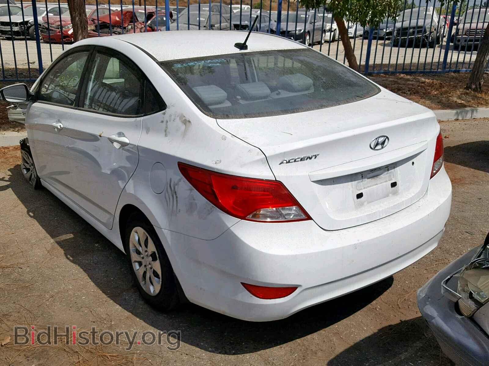 2016 HYUNDAI ACCENT - VIN: KMHCT4AE0GU101950 - Фото 3