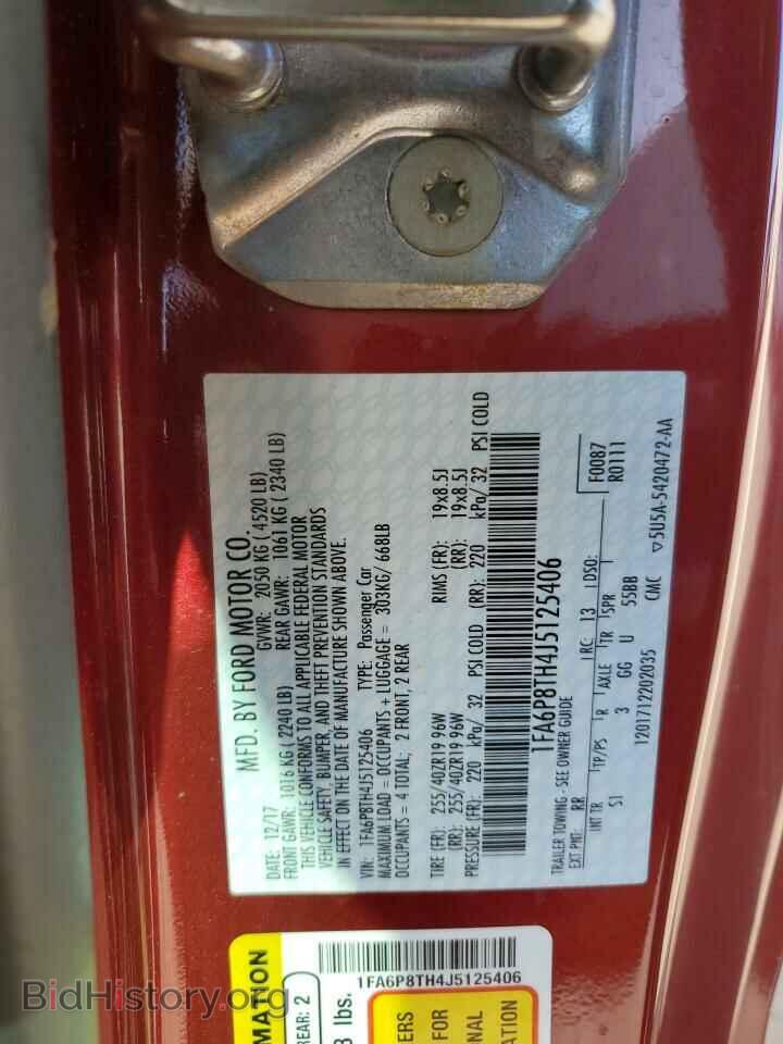 2018 FORD ALL Models - VIN: 1FA6P8TH4J5125406 - Photo 12