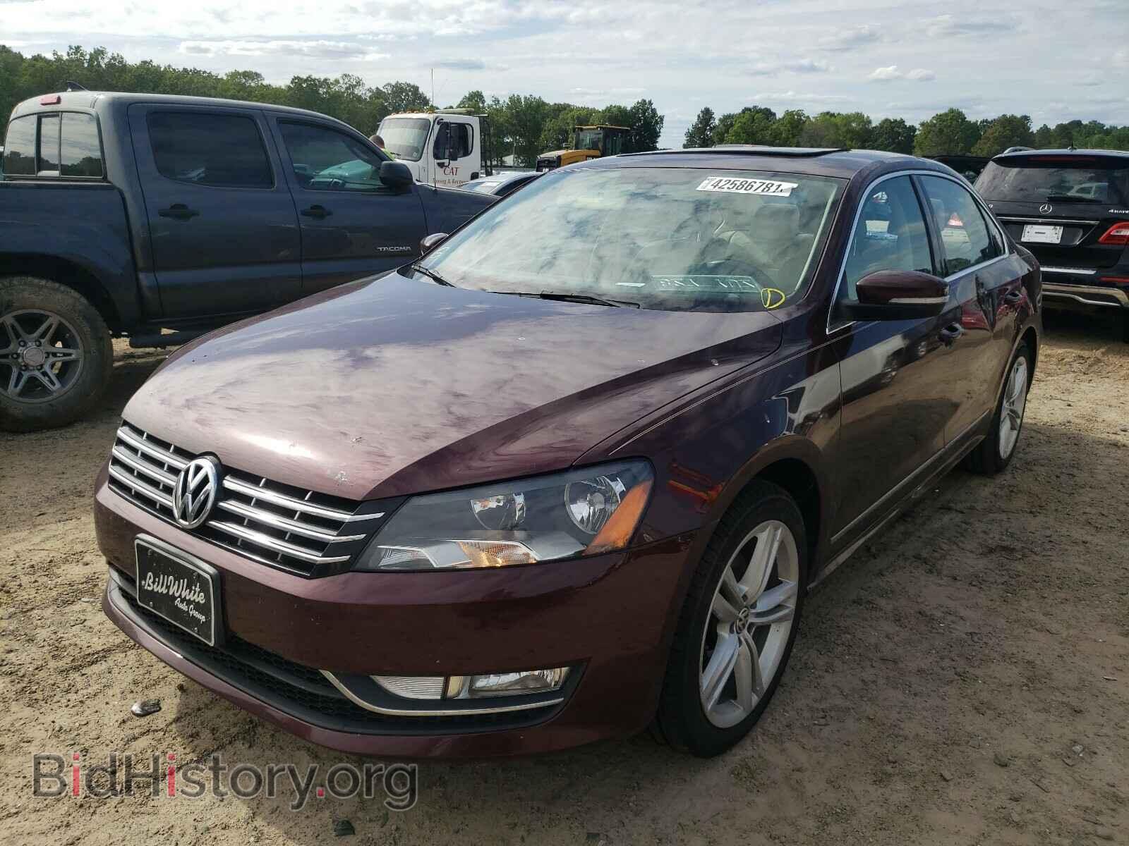 2013 VOLKSWAGEN PASSAT - VIN: 1VWCN7A36DC089526 - Фото 2