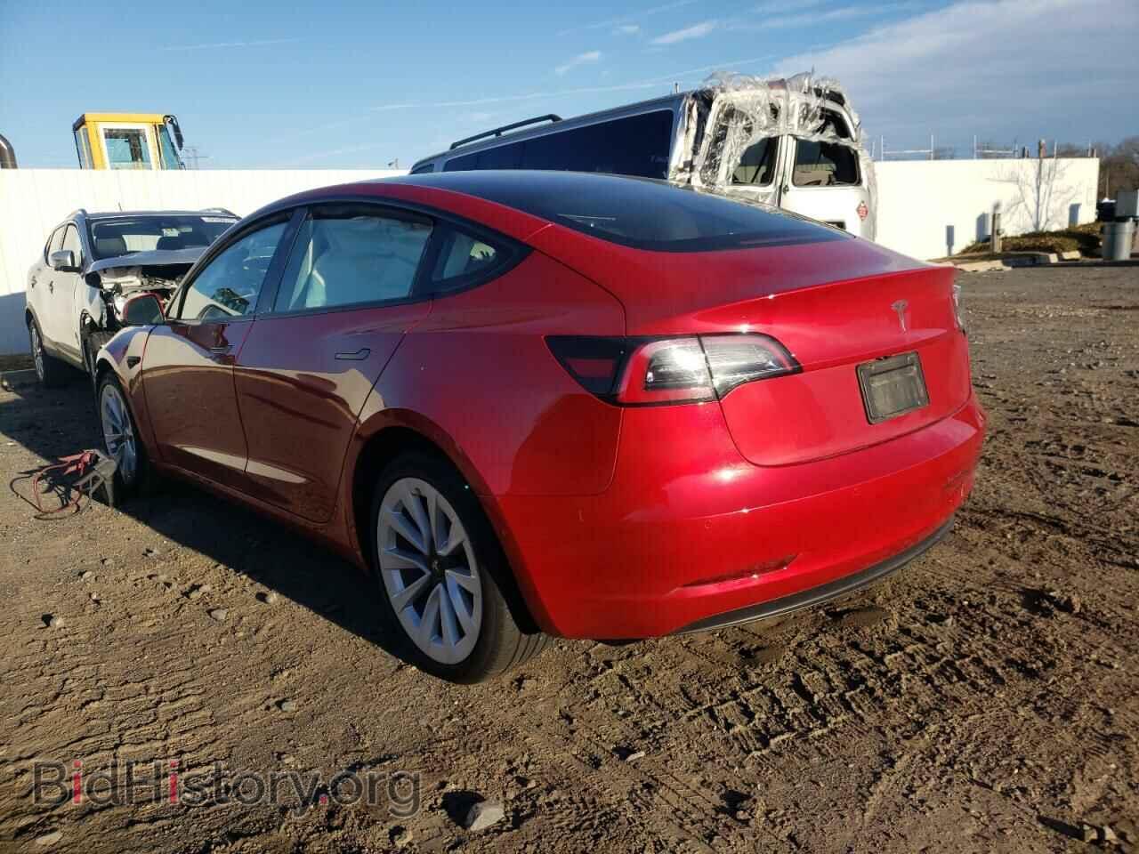 2022 TESLA MODEL 3 - VIN: 5YJ3E1EA6NF287455 - Фото 2