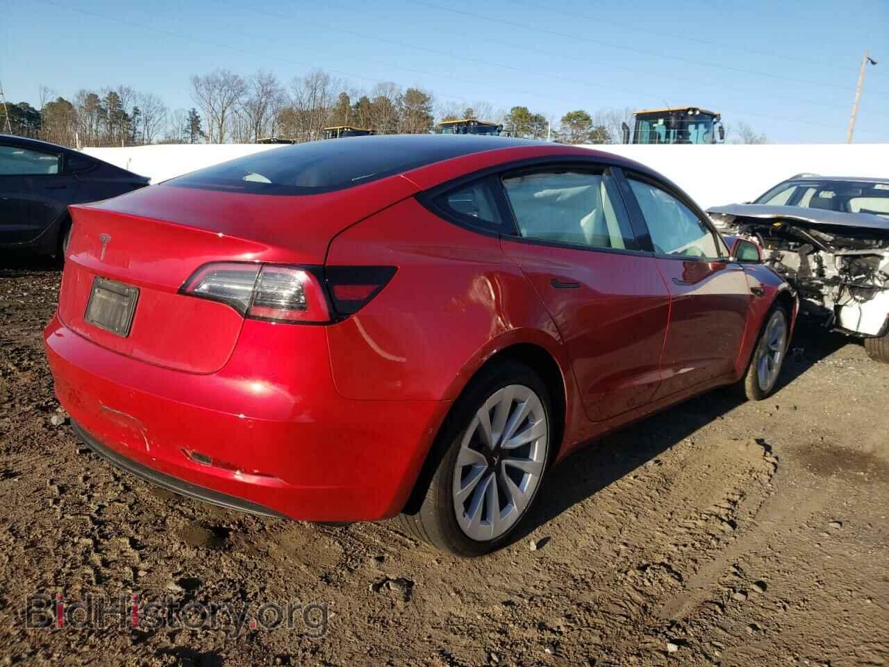 2022 TESLA MODEL 3 - VIN: 5YJ3E1EA6NF287455 - Фото 3