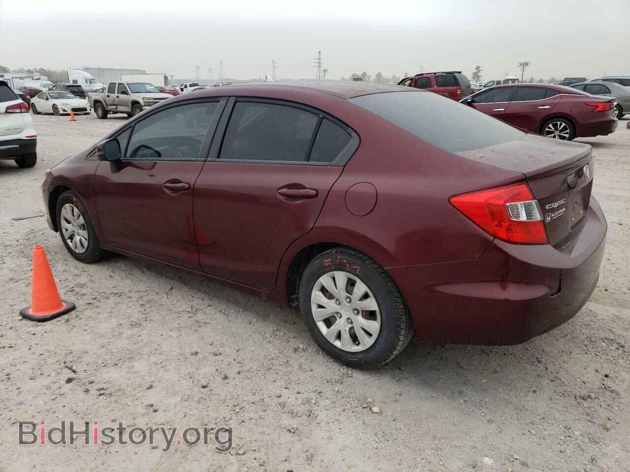 2012 HONDA CIVIC - VIN: 2HGFB2F51CH603589 - Фото 2