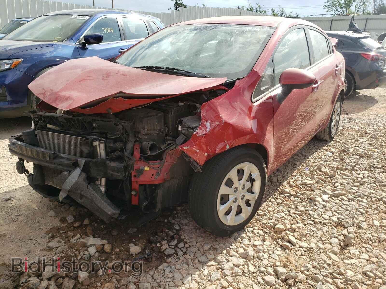 2013 KIA RIO - VIN: KNADM4A3XD6113377 - Фото 2