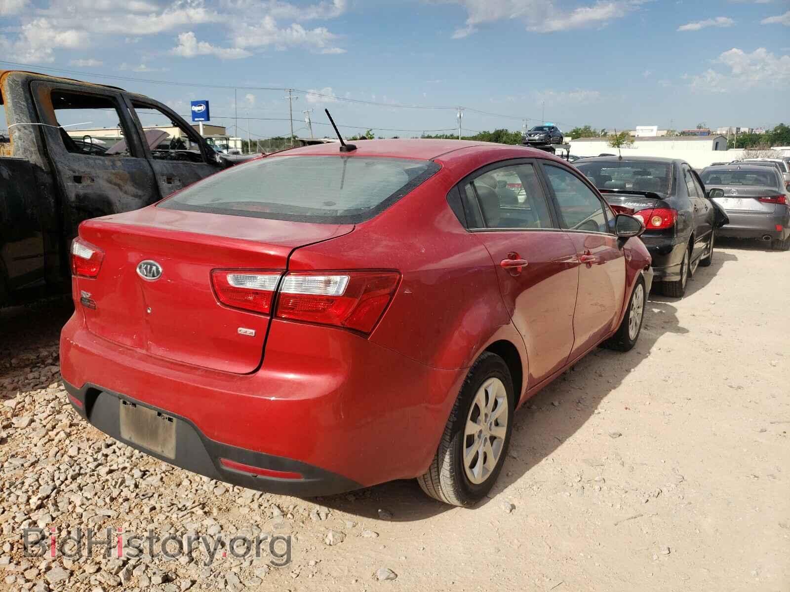 2013 KIA RIO - VIN: KNADM4A3XD6113377 - Фото 4